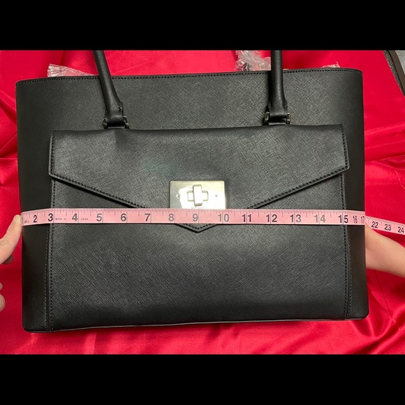 Kate Spade NWT large black purse with wallet - Picture 5 of 11